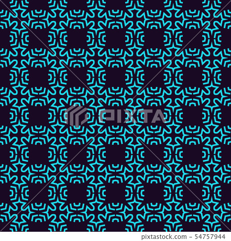 Seamless geometric lines ornament pattern, linear 54757944