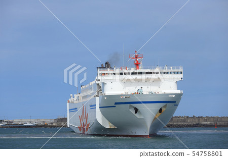 Ferry in Oarai Bay Oarai Town, Ibaraki Prefecture 54758801