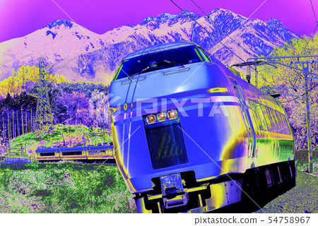 Limited Express Super Azusa No. image going curves 54758967