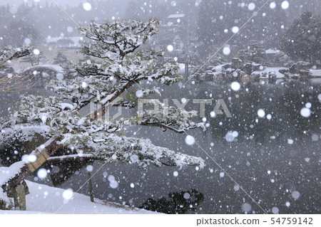 Mihara City, Hiroshima Prefecture Sankeien Snow Scenery Mihara City, Hiroshima Prefecture Sankeien Snow Scenery 54759142