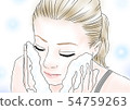 女性的洗面護膚品 54759263