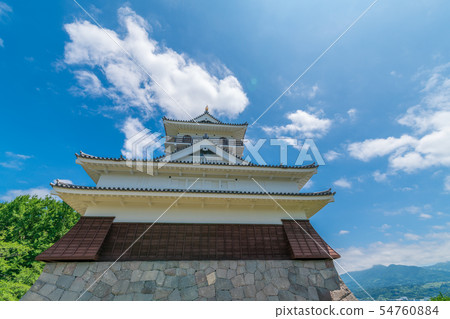 Kamiyama城堡“Yamagata Kamiyama”在一個夏日 54760884