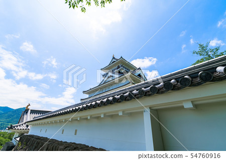 Kamiyama城堡“Yamagata Kamiyama”在一個夏日 54760916