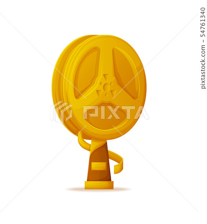 Trophy for Cinema Achievements, Gold Bobbin Icon 54761340