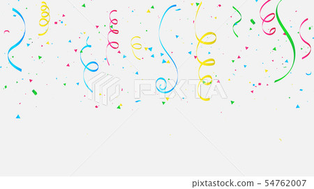 Colorful confetti concept design template Colorful confetti concept design template 54762007