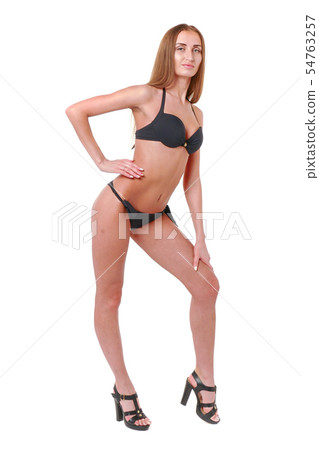 Woman show poses and emotions closeup Woman show poses and emotions closeup 54763257