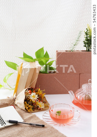 A cup of tea A cup of tea 54763433