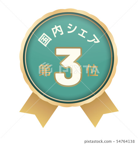 Domestic share ranking third place 54764138