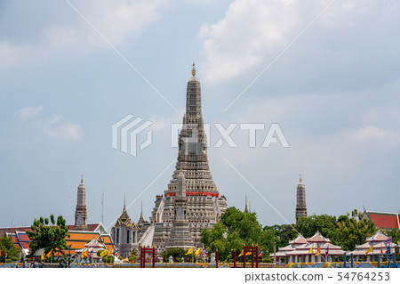 Wat Arun temple in Bangkok, Thailand 54764253