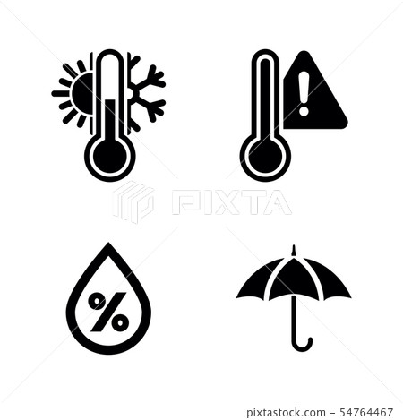 Forecast Weather. Simple Related Vector Icons Forecast Weather. Simple Related Vector Icons 54764467