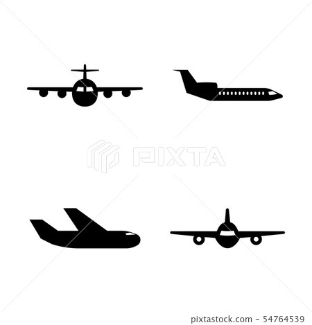 Aircraft. Simple Related Vector Icons Aircraft. Simple Related Vector Icons 54764539