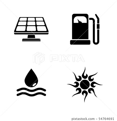 Energy. Simple Related Vector Icons 54764691