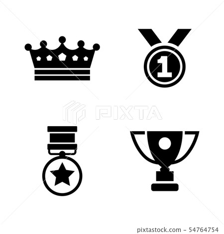 Winning. Simple Related Vector Icons Winning. Simple Related Vector Icons 54764754