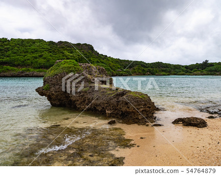 Okinawa Prefecture Miyakojima Imgar Marine Garden Stock Photo