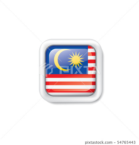 Malaysia Flag Vector Illustration On A White Stock Illustration 54765443 Pixta