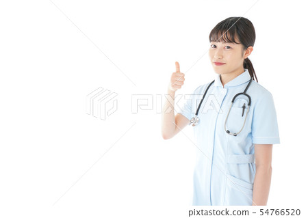 Young nurse doing ok sign 54766520