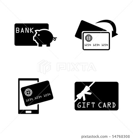 Credit Card. Simple Related Vector Icons 54768308
