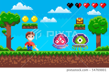 Duel of Knight and Monster, Characters War Vector 54769801