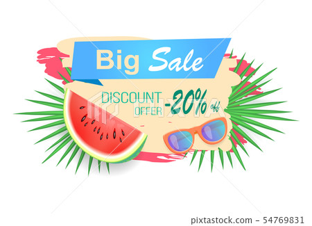 Big Sale Discounts Banner Vector Illustration Big Sale Discounts Banner Vector Illustration 54769831