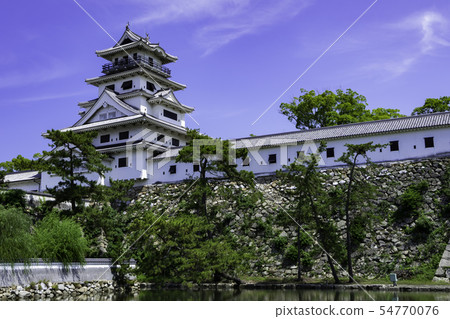 愛媛縣今治城堡塔和石垣水木今治市 愛媛縣今治城堡塔和石垣水木今治市 54770076
