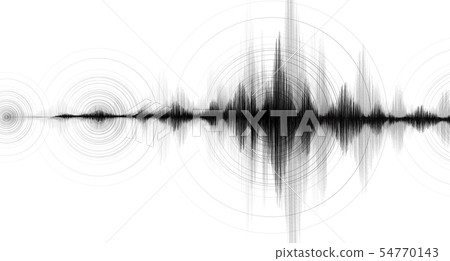 Earthquake Wave and sound wave 54770143