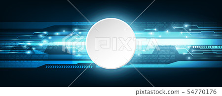 Blue Cyber Digital Technology 54770176
