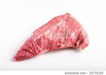 isolated raw tri tip beef steak meat on white 54770285