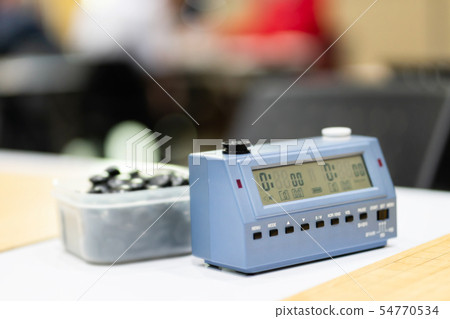 weiqi GO clock - timer countdown clock on table weiqi GO clock - timer countdown clock on table 54770534