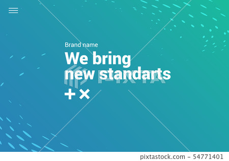 Landing page background gradient design, abstract graphic pattern geometric template web landing 54771401