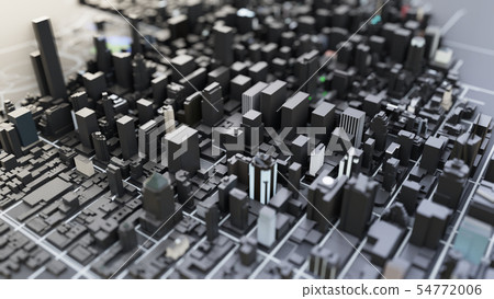3D futuristic city architecture 3D futuristic city architecture 54772006