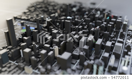3D futuristic city architecture 3D futuristic city architecture 54772011