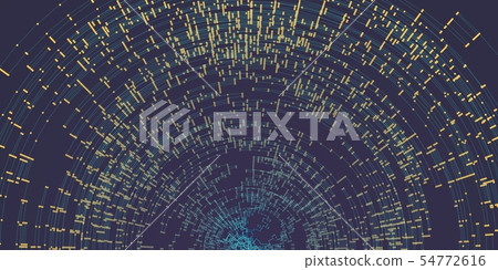 Visualisation of big data. Vectort illustration. Visualisation of big data. Vectort illustration. 54772616