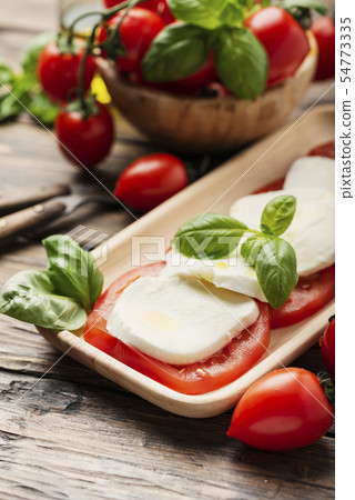 Traditional Italian dish caprese Traditional Italian dish caprese 54773335
