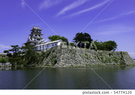 Imabari Castle Ishigaki and Tenshukaku Mizushiro Ehime Prefecture Imabari City Imabari Castle Ishigaki and Tenshukaku Mizushiro Ehime Prefecture Imabari City 54774120