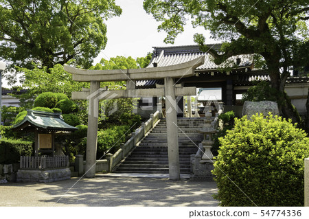 Imabari Castle Fukiage Shrine Torii Imabari City Ehime Prefecture Imabari Castle Fukiage Shrine Torii Imabari City Ehime Prefecture 54774336