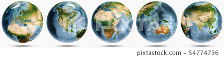 Planet Earth clear globe set Planet Earth clear globe set 54774736
