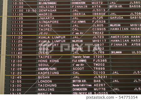flight schedule 54775354