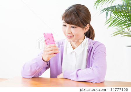 智能手機和小姐 智能手機和小姐 54777106