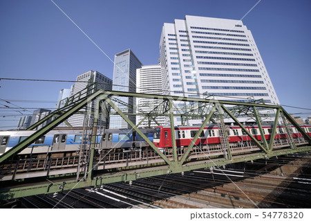 Tokyo's cityscape landscape in Japan Shop for skyscrapers in Shinagawa etc. 54778320