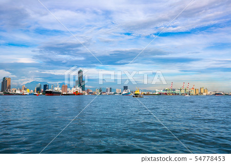 Kaohsiung Harbor, Taiwan View Kaohsiung Port, Taiwan, Asia Landscape 54778453