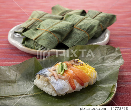 Magnolia leaf sushi Magnolia leaf sushi 54778758