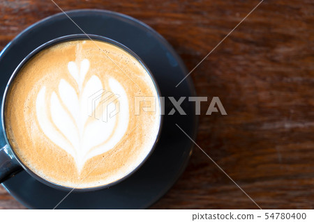 hot latte coffee cup hot latte coffee cup 54780400