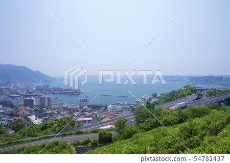 從Mojiko Retro·Wafukari Park Second Observatory(福岡縣北九州市Moji Ward)觀看 從Mojiko Retro·Wafukari Park Second Observatory(福岡縣北九州市Moji Ward)觀看 54781437