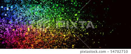 Colorful light particles - Stock Illustration [54782710] - PIXTA