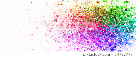 Colorful particles 54782775
