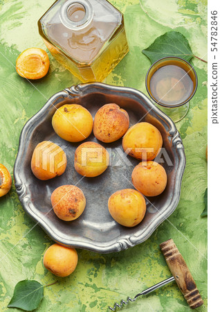 Homemade apricot wine Homemade apricot wine 54782846