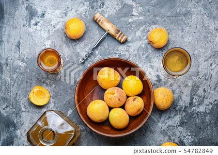 Homemade apricot wine Homemade apricot wine 54782849