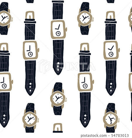 Hand wrist watch icon. Wristwatch vector 54783013