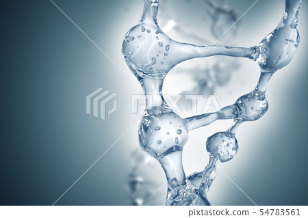 DNA molecules on the beautiful backdrop DNA molecules on the beautiful backdrop 54783561