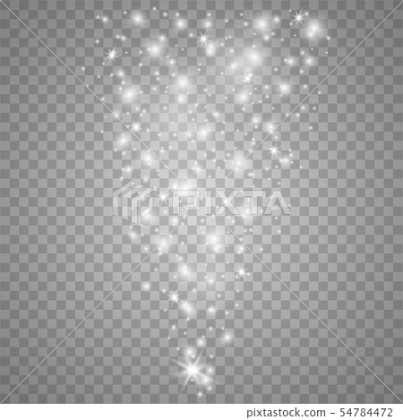 Sparks glitter special light effect.  54784472